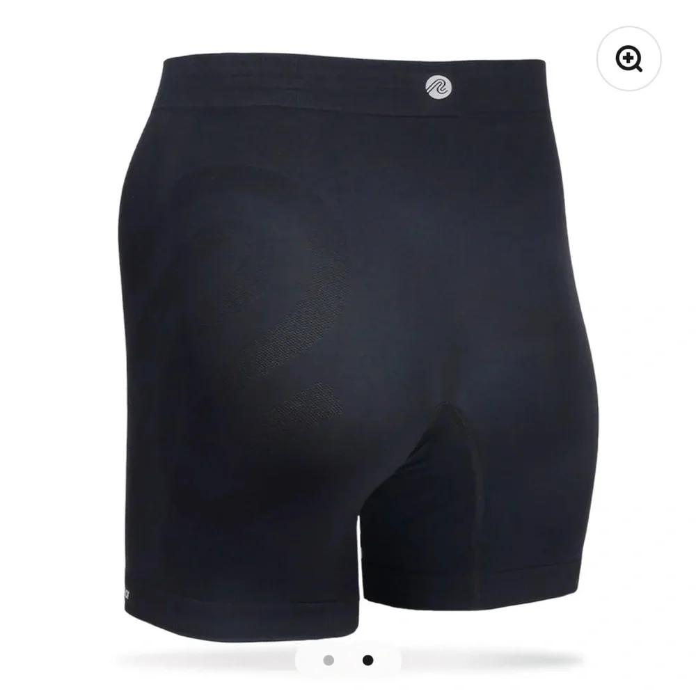 Runderwear Men's Running Boxer - Black S